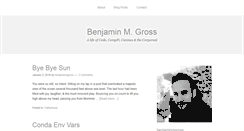 Desktop Screenshot of benjaminmgross.com